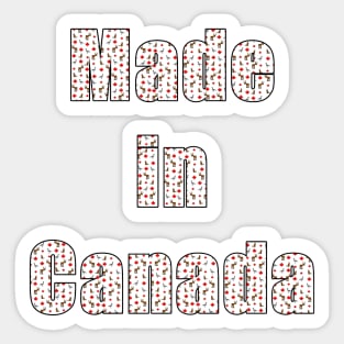 Made in Canada Sticker